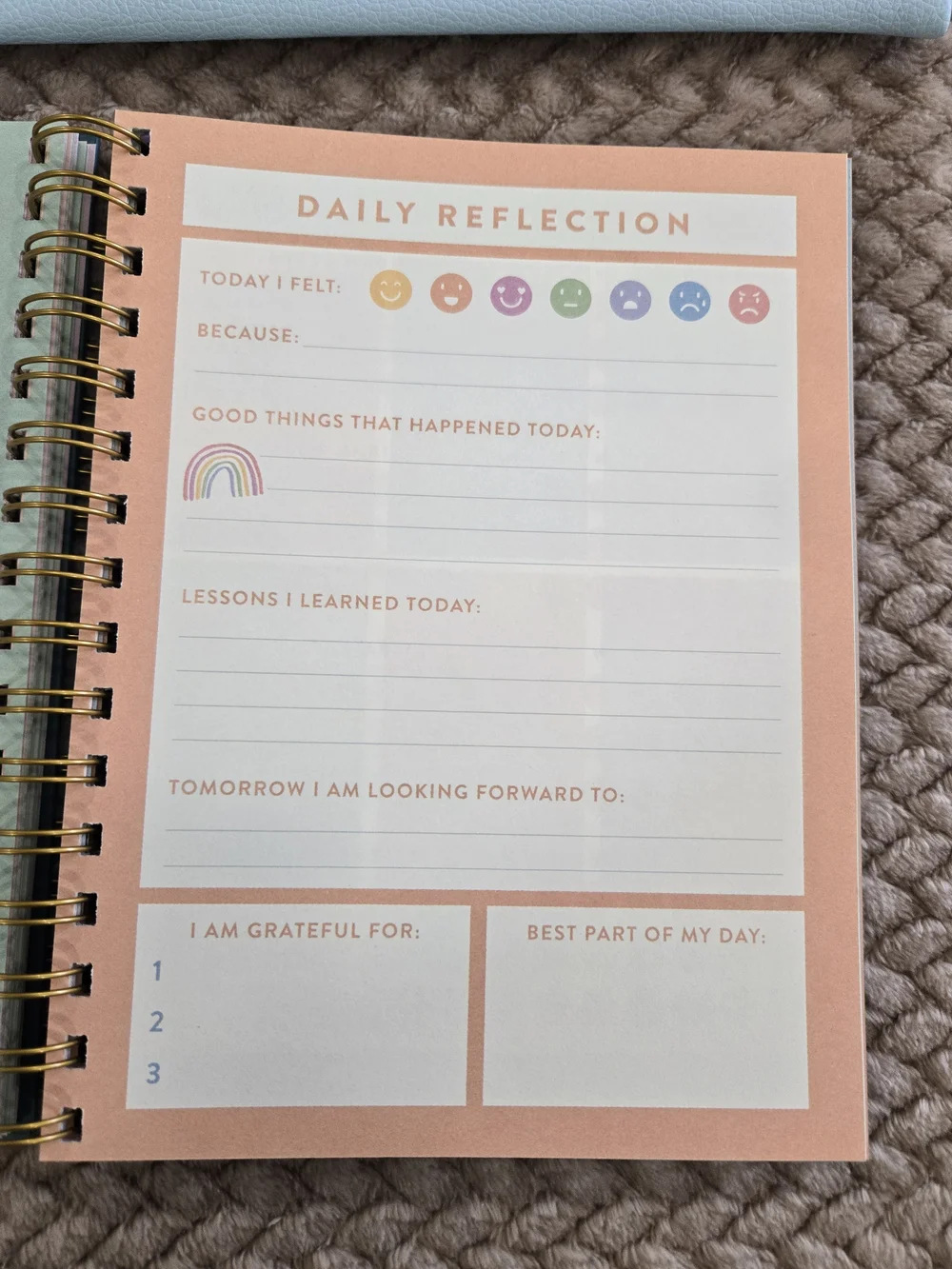 Greenroom Guided Fitness Journal + Not Today Stress Pencil Pouch NWT
